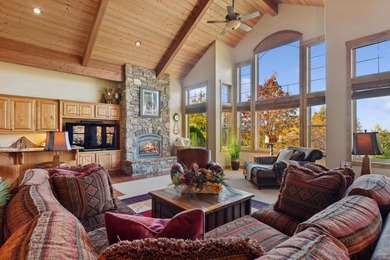 Come explore this stunning single-level residence on the 10th on Eagle Bend Golf Course in Montana - for sale on GolfHomes.com, golf home, golf lot