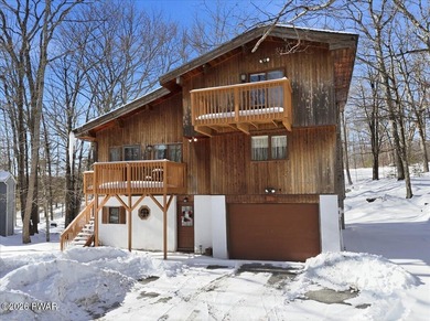 Set on a wooded corner parcel within the gated community of on Lords Valley Country Club, Inc in Pennsylvania - for sale on GolfHomes.com, golf home, golf lot