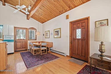 Set on a wooded corner parcel within the gated community of on Lords Valley Country Club, Inc in Pennsylvania - for sale on GolfHomes.com, golf home, golf lot