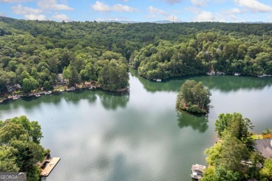 Spacious Contemporary Lake Front Home with Big Water Views and on The Highlands Course at Lake Arrowhead in Georgia - for sale on GolfHomes.com, golf home, golf lot