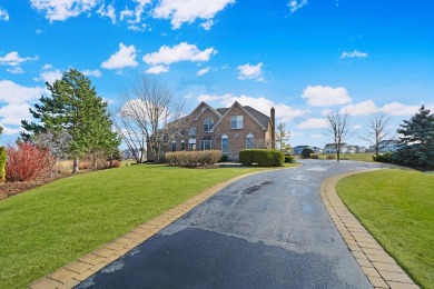 Prepare to be captivated by this remarkable brick Colonial home on Hawthorn Woods Country Club in Illinois - for sale on GolfHomes.com, golf home, golf lot