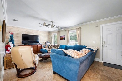 Solid 3 bedroom 2 bathroom block home with metal roof in the on St. Augustine Shores Golf Club in Florida - for sale on GolfHomes.com, golf home, golf lot