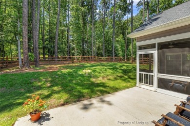 Fabulous home located in the gated and golf community of on Carolina Trace Country Club in North Carolina - for sale on GolfHomes.com, golf home, golf lot