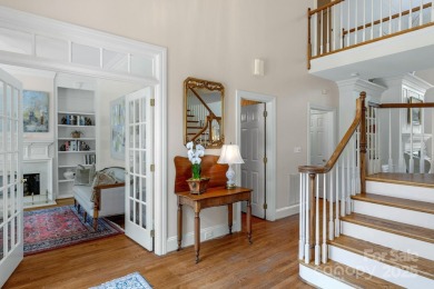 Stunning full-brick estate overlooking Ballantyne Country Club's on Ballantyne Resort and Country Club in North Carolina - for sale on GolfHomes.com, golf home, golf lot