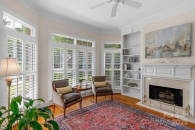 Stunning full-brick estate overlooking Ballantyne Country Club's on Ballantyne Resort and Country Club in North Carolina - for sale on GolfHomes.com, golf home, golf lot