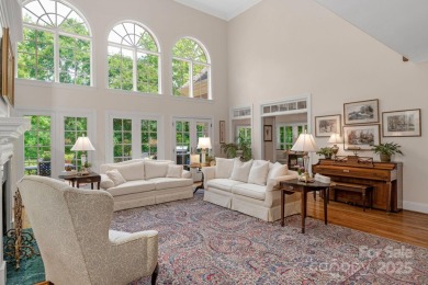 Stunning full-brick estate overlooking Ballantyne Country Club's on Ballantyne Resort and Country Club in North Carolina - for sale on GolfHomes.com, golf home, golf lot