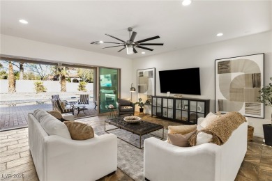 INCREDIBLE SINGLE STORY SECURED BEHIND DOUBLE GATES IS SOUTHERN on Southern Highlands Golf Club in Nevada - for sale on GolfHomes.com, golf home, golf lot