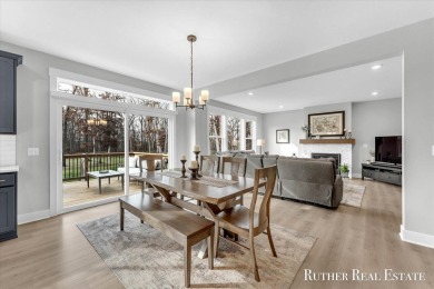 This Oak Harbor Preserve home is a treasure! Boasting 4 bedrooms on The Golf Club At Thornapple Pointe in Michigan - for sale on GolfHomes.com, golf home, golf lot