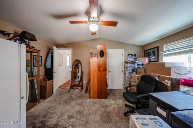 This charming 2-bedroom, 2-bath home is located in the highly on Paradise Peak Golf Course in Arizona - for sale on GolfHomes.com, golf home, golf lot