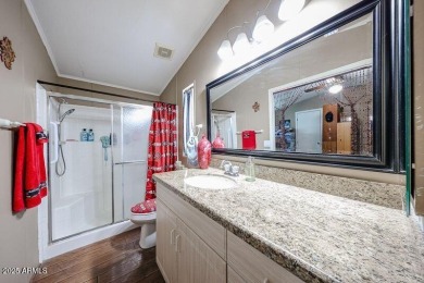 This charming 2-bedroom, 2-bath home is located in the highly on Paradise Peak Golf Course in Arizona - for sale on GolfHomes.com, golf home, golf lot