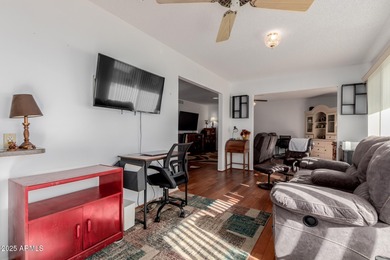 Welcome to this inviting Sun City home offering comfort on Sun City Lakes West and East in Arizona - for sale on GolfHomes.com, golf home, golf lot