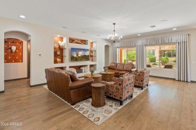 A stunning FURNISHED Voyage floor plan, where elegance & comfort on Copper Canyon Golf Club in Arizona - for sale on GolfHomes.com, golf home, golf lot