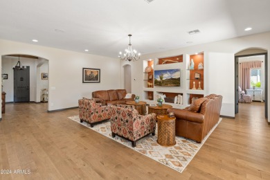 A stunning FURNISHED Voyage floor plan, where elegance & comfort on Copper Canyon Golf Club in Arizona - for sale on GolfHomes.com, golf home, golf lot