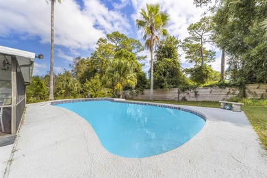 Note....  Pool Lifted During Cleaning And Is In Need Of Repair on St. Augustine Shores Golf Club in Florida - for sale on GolfHomes.com, golf home, golf lot
