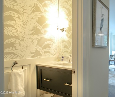 Absolutely magical home overlooking Landfall's largest lake, the on Country Club of Landfall in North Carolina - for sale on GolfHomes.com, golf home, golf lot