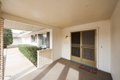 This charming, spacious 2-bedroom, 2-bath home features on Sun City Country Club in Arizona - for sale on GolfHomes.com, golf home, golf lot
