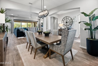 Mountain-side extended Journey plan perfectly positioned along on Copper Canyon Golf Club in Arizona - for sale on GolfHomes.com, golf home, golf lot