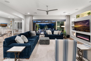 Mountain-side extended Journey plan perfectly positioned along on Copper Canyon Golf Club in Arizona - for sale on GolfHomes.com, golf home, golf lot