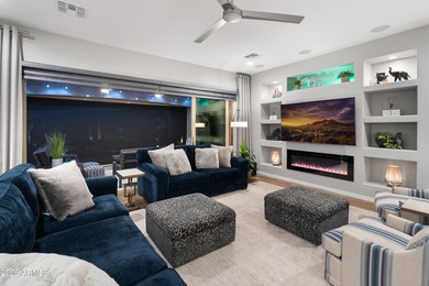 Mountain-side extended Journey plan perfectly positioned along on Copper Canyon Golf Club in Arizona - for sale on GolfHomes.com, golf home, golf lot