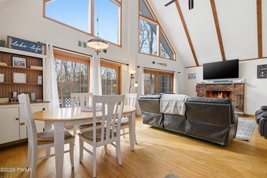 Welcome to this charming 4-bedroom, 2-bath chalet in The Hideout on The Hideout Golf in Pennsylvania - for sale on GolfHomes.com, golf home, golf lot