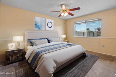 Welcome to the heart of Sun City! This charming 2-bedroom on Sun City Lakes West and East in Arizona - for sale on GolfHomes.com, golf home, golf lot