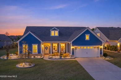 Experience refined coastal living in this beautifully appointed on Crow Creek Golf Club in North Carolina - for sale on GolfHomes.com, golf home, golf lot