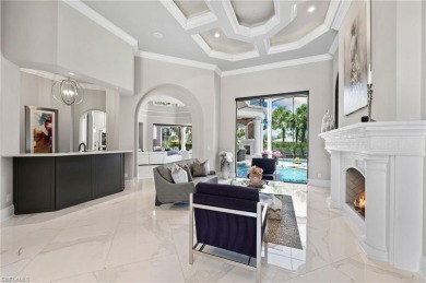 Welcome to this magnificent custom estate in Shadow Wood at The on Shadow Wood Country Club in Florida - for sale on GolfHomes.com, golf home, golf lot