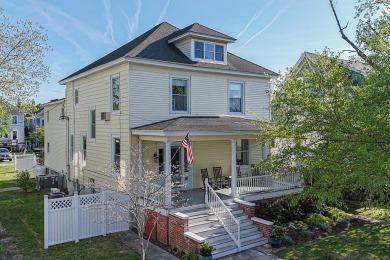 Gracious American Foursquare Home, Circa 1920, with oversized on Bay Creek Golf Club in Virginia - for sale on GolfHomes.com, golf home, golf lot