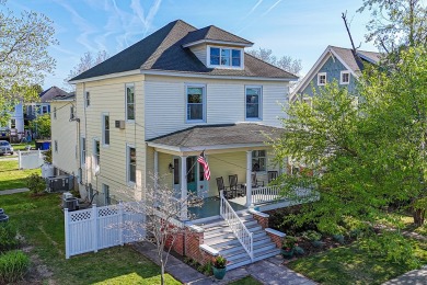 Gracious American Foursquare Home, Circa 1920, with oversized on Bay Creek Golf Club in Virginia - for sale on GolfHomes.com, golf home, golf lot