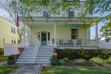 Gracious American Foursquare Home, Circa 1920, with oversized on Bay Creek Golf Club in Virginia - for sale on GolfHomes.com, golf home, golf lot