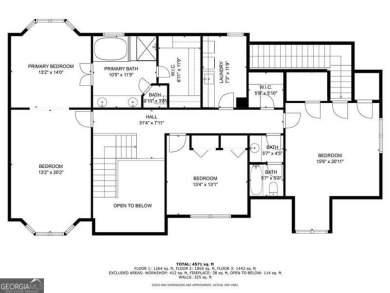 AMAZING GOLF COURSE/POND VIEWS AND 5400+ SQ FEET with CORPS of on Canongate At Eagle Watch Golf Club in Georgia - for sale on GolfHomes.com, golf home, golf lot