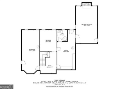 AMAZING GOLF COURSE/POND VIEWS AND 5400+ SQ FEET with CORPS of on Canongate At Eagle Watch Golf Club in Georgia - for sale on GolfHomes.com, golf home, golf lot