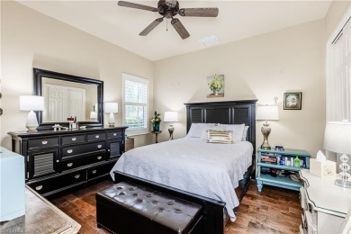 Enjoy golf & pond views from your paver lanai w/pool & spa in on The Club At Grandezza in Florida - for sale on GolfHomes.com, golf home, golf lot