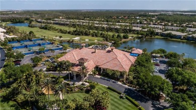 Enjoy golf & pond views from your paver lanai w/pool & spa in on The Club At Grandezza in Florida - for sale on GolfHomes.com, golf home, golf lot