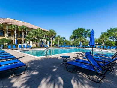Enjoy golf & pond views from your paver lanai w/pool & spa in on The Club At Grandezza in Florida - for sale on GolfHomes.com, golf home, golf lot