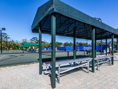 Enjoy golf & pond views from your paver lanai w/pool & spa in on The Club At Grandezza in Florida - for sale on GolfHomes.com, golf home, golf lot