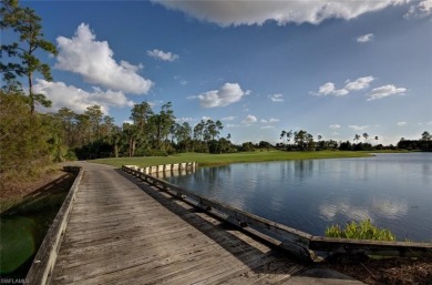 Enjoy golf & pond views from your paver lanai w/pool & spa in on The Club At Grandezza in Florida - for sale on GolfHomes.com, golf home, golf lot