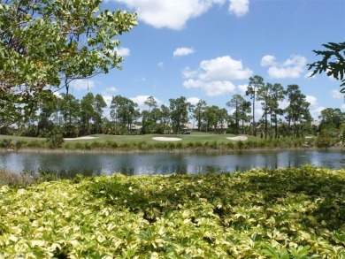 Enjoy golf & pond views from your paver lanai w/pool & spa in on The Club At Grandezza in Florida - for sale on GolfHomes.com, golf home, golf lot