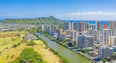Conveniently located in Waikiki...unit has an enclosed lanai for on Ala Wai Golf Course in Hawaii - for sale on GolfHomes.com, golf home, golf lot