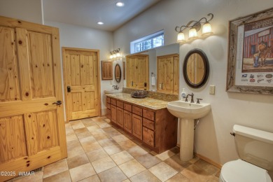 Escape to the cool pines with this single level furnished home on Pinetop Lakes Country Club in Arizona - for sale on GolfHomes.com, golf home, golf lot