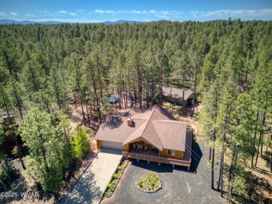Escape to the cool pines with this single level furnished home on Pinetop Lakes Country Club in Arizona - for sale on GolfHomes.com, golf home, golf lot