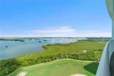 This truly iconic residence crowns the 23rd floor of Seaglass at on Bonita Bay West in Florida - for sale on GolfHomes.com, golf home, golf lot