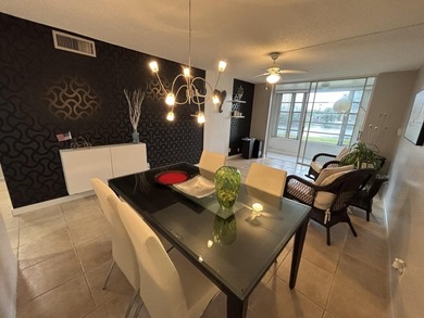 Welcome to THIS BRIGHT and STUNNING unit in a great 55+ on Sunrise Lakes Phase III in Florida - for sale on GolfHomes.com, golf home, golf lot