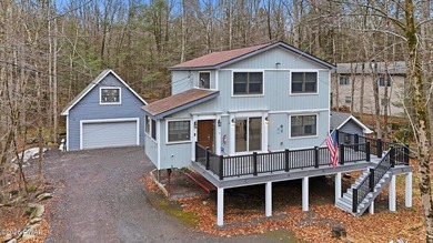 Completely gutted and remodeled contemporary home tucked away on on The Hideout Golf in Pennsylvania - for sale on GolfHomes.com, golf home, golf lot