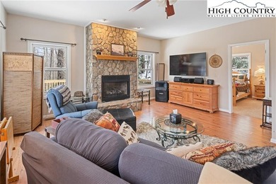 Private, light filled mountain retreat with golf course and on Mountain Aire Golf Course in North Carolina - for sale on GolfHomes.com, golf home, golf lot