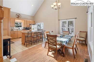 Private, light filled mountain retreat with golf course and on Mountain Aire Golf Course in North Carolina - for sale on GolfHomes.com, golf home, golf lot