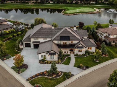 Welcome to this stunning waterfront estate in the prestigious on SpurWing Country Club in Idaho - for sale on GolfHomes.com, golf home, golf lot