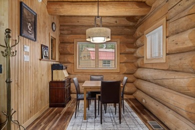Escape the ordinary in this stunning log home sitting on just on Chewelah Golf and Country Club  in Washington - for sale on GolfHomes.com, golf home, golf lot