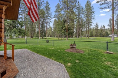 Escape the ordinary in this stunning log home sitting on just on Chewelah Golf and Country Club  in Washington - for sale on GolfHomes.com, golf home, golf lot