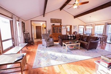 Enjoy easy living in this spacious and bright ranch home in the on The Hideout Golf in Pennsylvania - for sale on GolfHomes.com, golf home, golf lot
